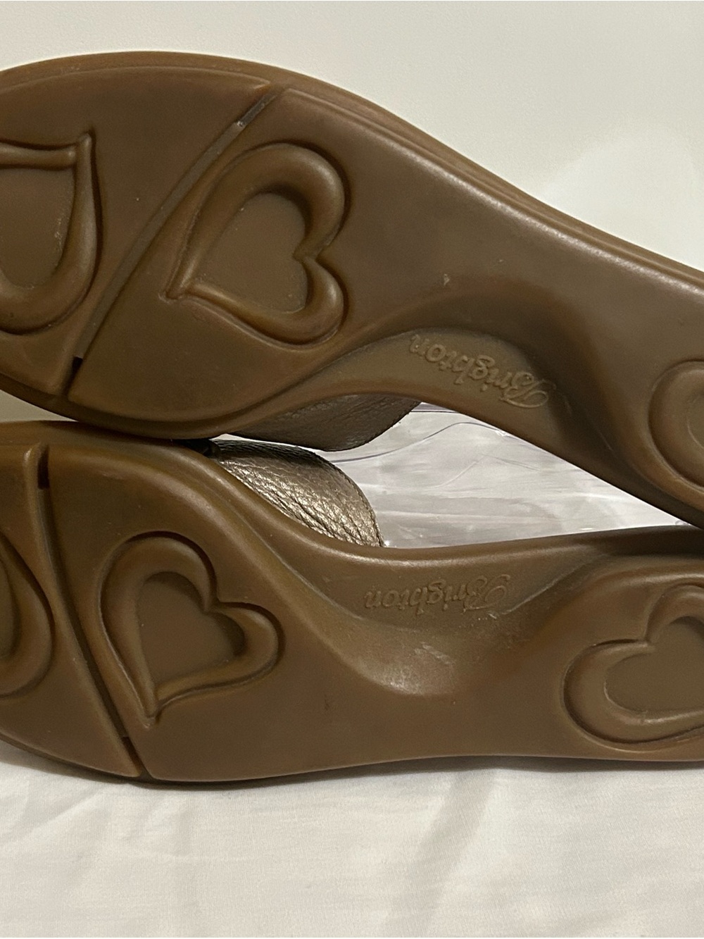 Brighton Metallic silver leather sandals - Picture 5 of 8